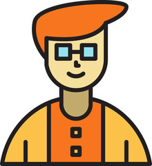 male character avatar illustration