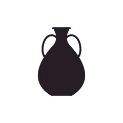 Amphora icon vector. Jug illustration sign. pottery symbol or logo.