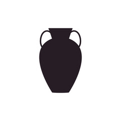 Amphora icon vector. Jug illustration sign. pottery symbol or logo.