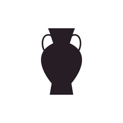 Amphora icon vector. Jug illustration sign. pottery symbol or logo.