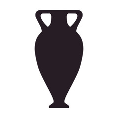 Amphora icon vector. Jug illustration sign. pottery symbol or logo.