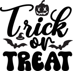 Trick Or Treat Halloween svg design cut files