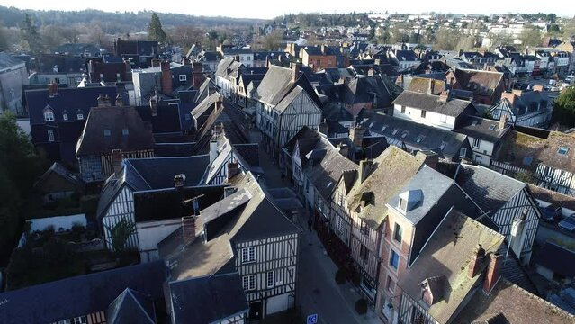 Ville de Bernay dans l&rsquo;Eure - France