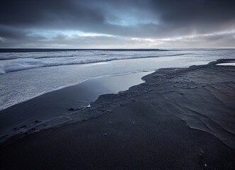 black sand beaches of Iceland