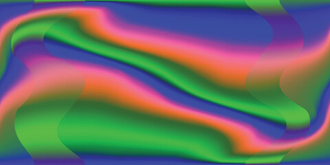 Abstract multicolored vector postcard. Template with waves and shapes for website, background, backdrop, wallpaper, web design.