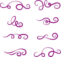 Obraz premium Hand drawn elements and monograms for weddings, Valentines day, holidays, baby design, birthday.