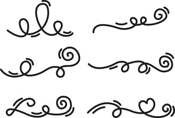Hand drawn elements and monograms for weddings, Valentines day, holidays, baby design, birthday.