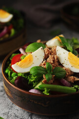 Nicoise salad - traditional French dish