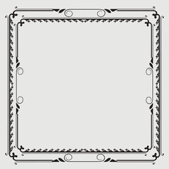 Frame, in the style of an ornament, Vector illustration eps 10, Art.