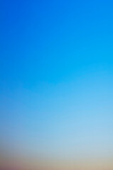 Peaceful sky, dawn. Blue skies for the background. Beautiful  sunrise, sun, nature, sunset