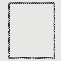 Frame, in the style of an ornament, Vector illustration eps 10, Art.