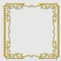 Frame, in the style of an ornament, Vector illustration eps 10, Art.