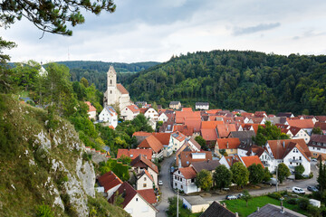 Veringenstadt auf der Schwäbischen Alb im Landkreis Sigmaringen (Hohenzollern)