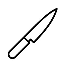 Knife icon. Cutting sign. vector illustration