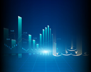 stock market. Money transfer. Currency exchange. abstract background eps10 vector illustration