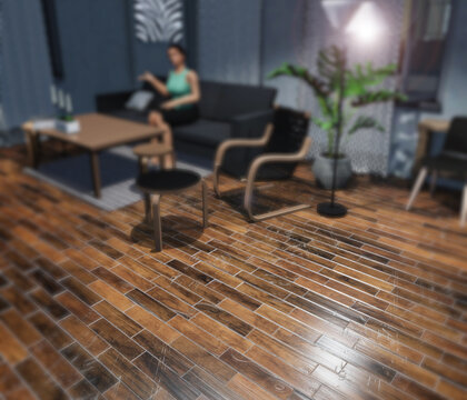 Parquet rovinato  sfondo appartamento