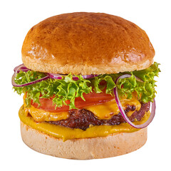 Burger PNG image with transparent background