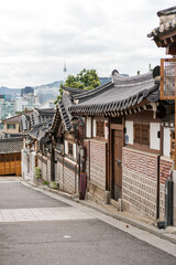 Buchon streets in Seoul, South Korea