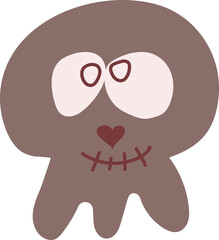 cartoon skull icon png
