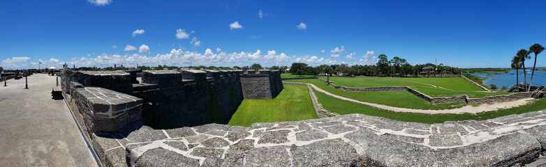 Fototapeta na wymiar Castillo de San Marcos National Monument, St. Augustine, Florida