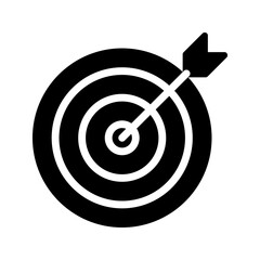 Target icon. Archery sign. vector illustration