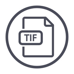 TIF image file extension icon
