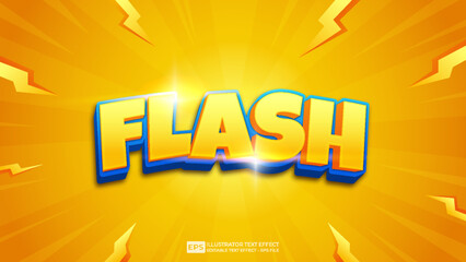 Flash text effect editable 3d font effects	

