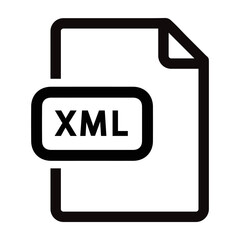XML file document icon.