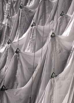 Installation Of The BC Place Stadium Retractable Roof