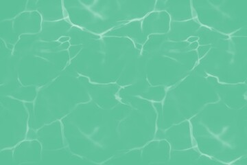 Summer pool blue green seamless clear water texture background pattern overhead view of waves bottom vector illustration 