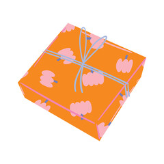 Vector icon as Gift Box, Christmas Present, Birthday Present, Valentine Present, Giving.
