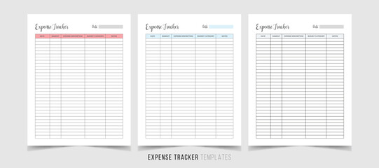 Expense tracker Printable Budget Planner 