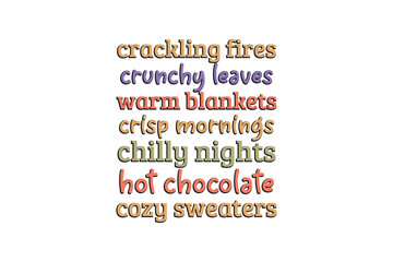 Fall autumn pumpkin Quotes  typography t-shirt Design