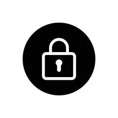 Padlock icon vector illustration