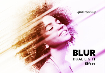 Fototapeta Blur Dual Light Effect obraz