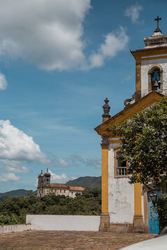 Igreja de Nossa Senhora das Merc&ecirc;s e da Miseric&oacute;rdia e Igreja S&atilde;o Francisco de Paula, Ouro Preto, Minas Gerais