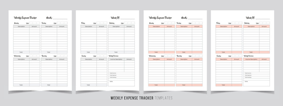 Weekly Expense Tracker
