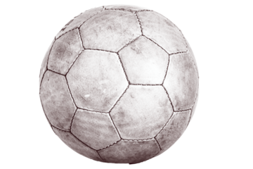 soccer ball isolated on white