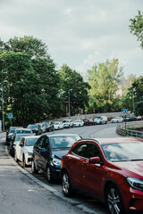 Fototapeta premium cars on the street