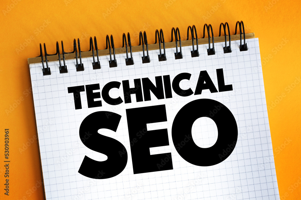 Poster technical seo - process of ensuring that a website meets the technical requirements of modern search
