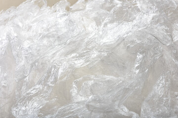 plastic wrap background texture in scale of light and shadow