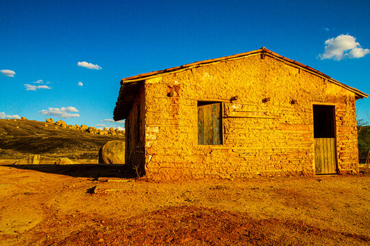 Lajedo do Pai Mateus - landscape of caatinga and brazilian wild - para&iacute;ba, brazil