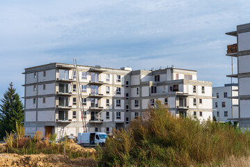 Construction of a housing estate.