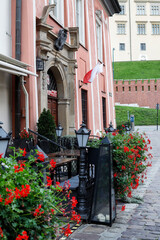 KRAKOW, POLAND - SEPTEMBER 12, 2022: Kanonicza street in Krakow, Poland.