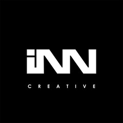 INN Letter Initial Logo Design Template Vector Illustration