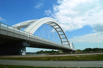 white new modern wire bridge