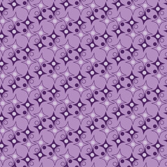 background with circles and flower pattern 