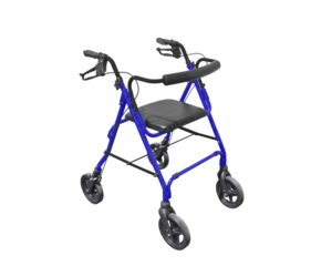 Walker with hand brakes isolated.