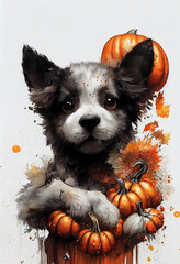 Little cute Halloween puppy 6