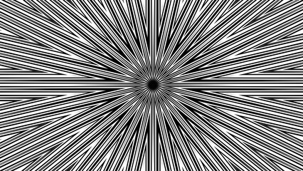Obraz premium Abstract background with striped mandala . Black and white pattern.